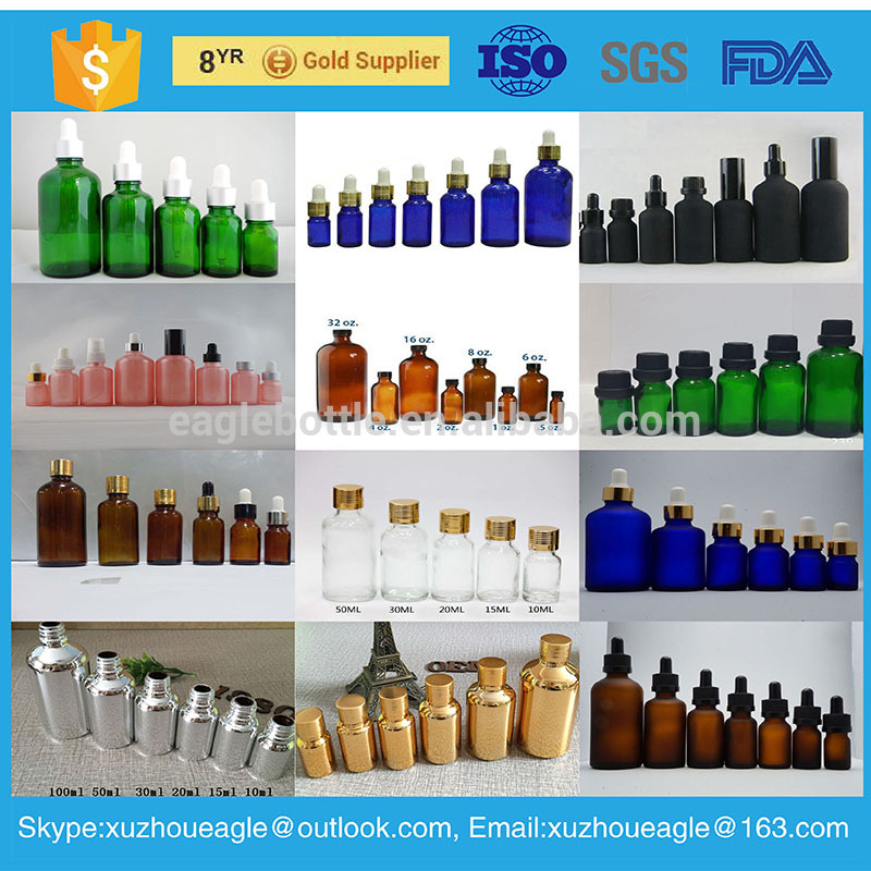 0.2oz 1oz 2oz 4oz 8oz 16oz 32oz Clear boston round glass bottle