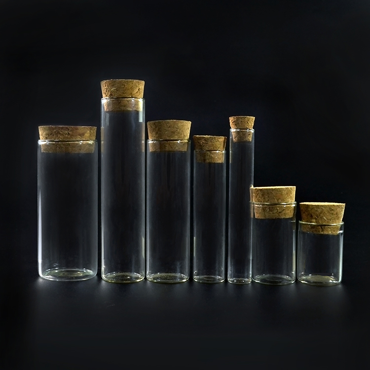 0.5 1 2 3 4 5 7 9 10 15 20 25 30 35 40 50 60ml small vials glass bottle with cork top wholesales