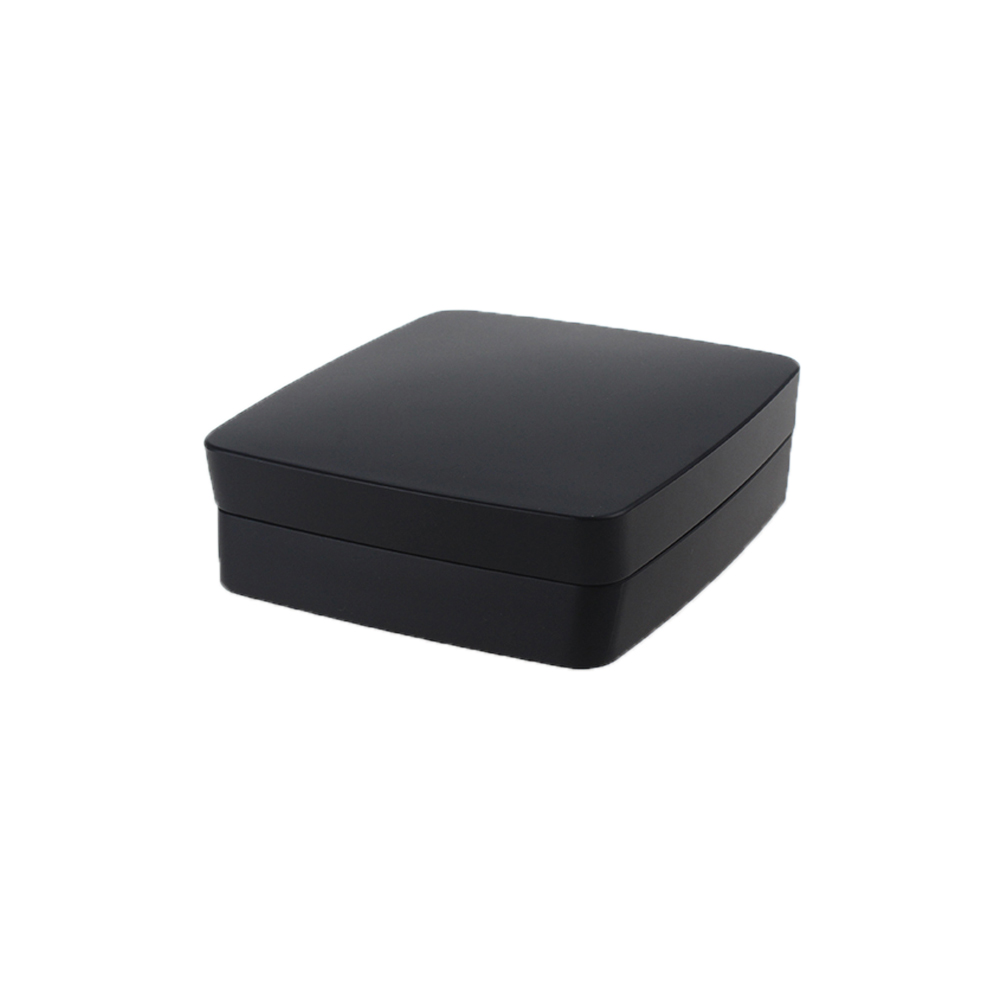 0.5 OZ Matte Black High Quality Square Makeup Empty Plastic Cosmetic Packaging Air Cushion BB Cream for Skincare