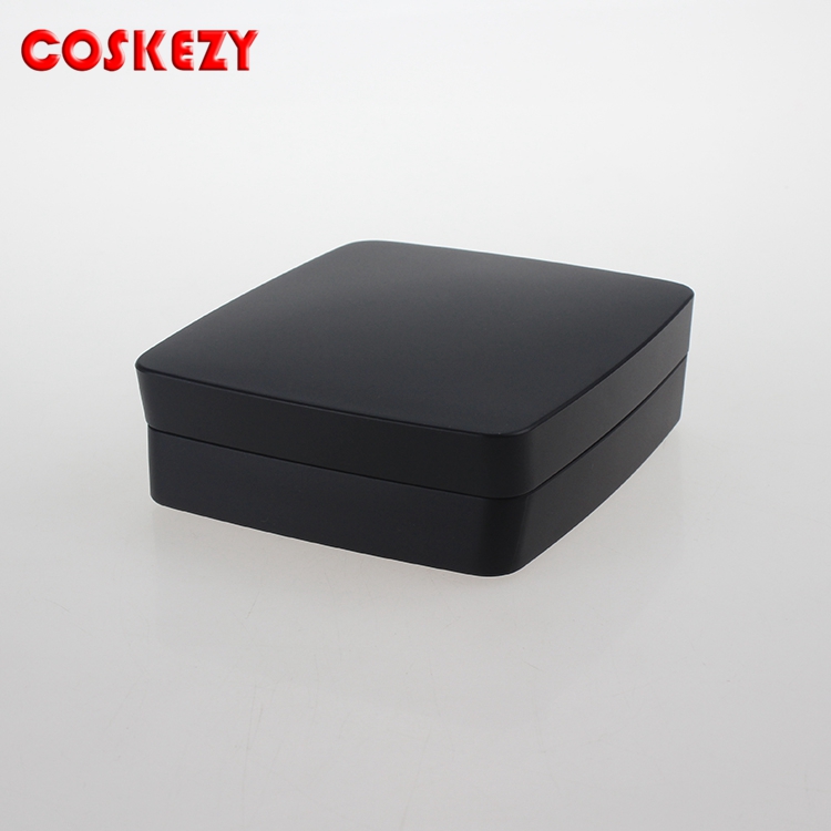 0.5 OZ Matte Black High Quality Square Makeup Empty Plastic Cosmetic Packaging Air Cushion BB Cream for Skincare