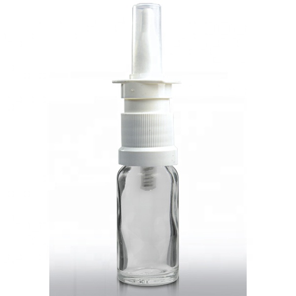 0.5 oz 15 ml pharmaceutical clear euro nasal sprayer bottle