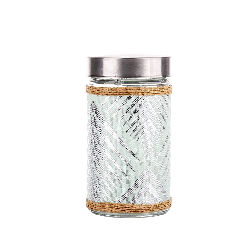 0.5L 500ML Hot Selling Glass Storage Container Glass Jar with Cap for Dried Foods Noodles Nuts Preserving
