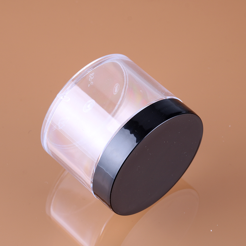 0.5OZ 1OZ 2OZ 4OZ 8OZ uv gel empty glue container clear round plastic nail powder jar