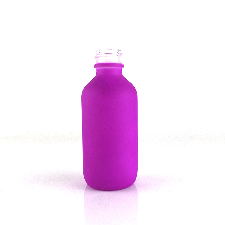 0.5OZ 1OZ 2OZ 4OZ Boston Round white Screen Printing /frost Glass Dropper Bottle