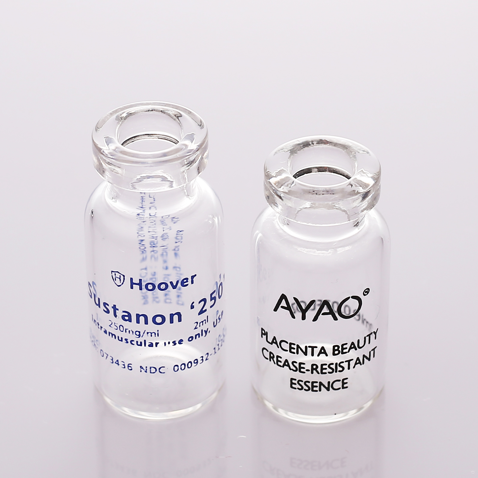 0.5ml 1ml 2ml 3ml 5ml mini clear glass vial tube perfume tester bottles