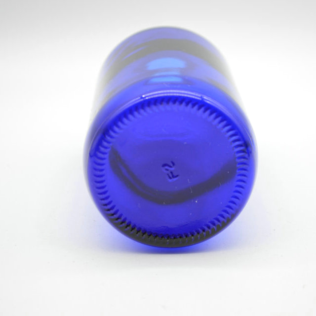 0.5oz 1oz 2oz 4oz 6oz 8oz 16oz cobalt blue Glass Boston Round Bottle
