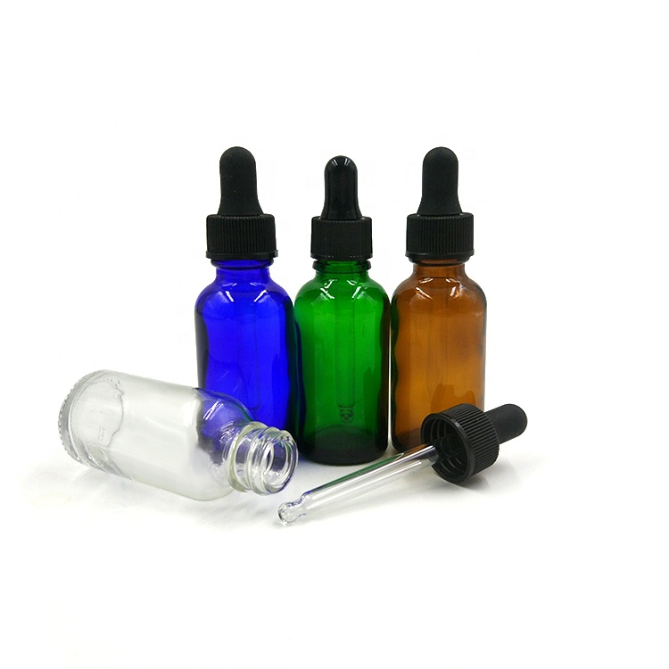 0.5oz 1oz 2oz 4oz 8oz 16oz Clear Amber Hand Wash Lotion Shampoo Beverage Pump Spray Dropper Boston Round Glass Bottle for Juice