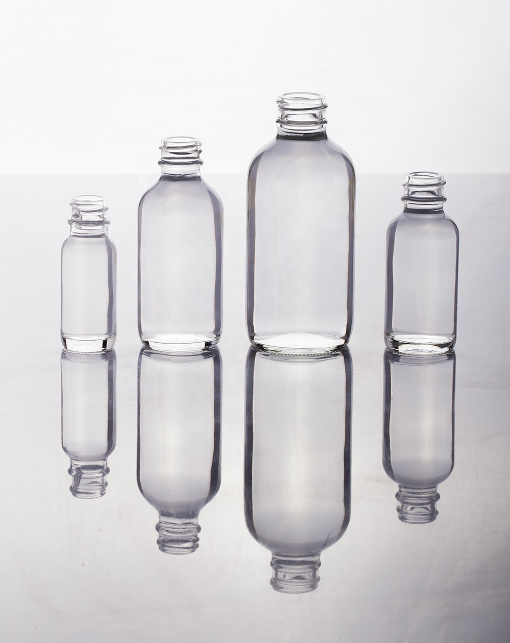 0.5oz/1oz/2oz/4oz/8oz/16oz High quality amber boston round glass bottle for liquid medicine/drinks GPI Standard Finish