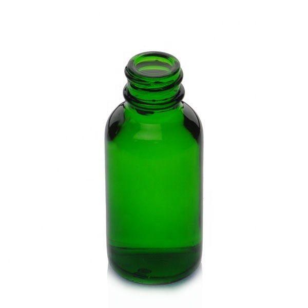 0.5oz Green Boston Round with Black Cap
