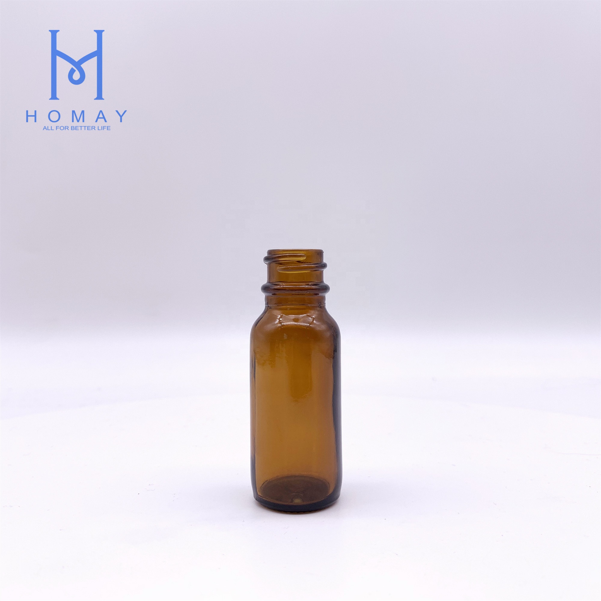 0.5oz amber boston glass bottle with different accessories with paper box, punp,dropper cap.screw cap
