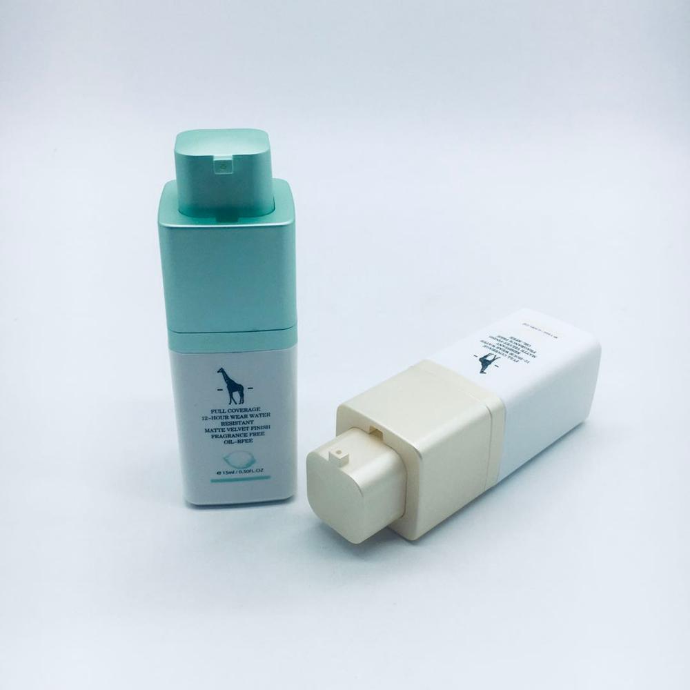 0.7OZ 1OZ 1.7OZ airless pump bottle drunk elephant cosmetic packaging with rotate pump bottle
