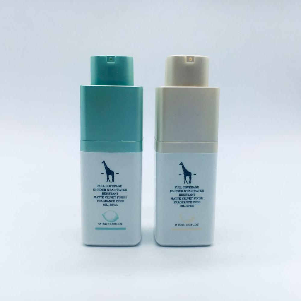 0.7OZ 1OZ 1.7OZ airless pump bottle drunk elephant cosmetic packaging with rotate pump bottle