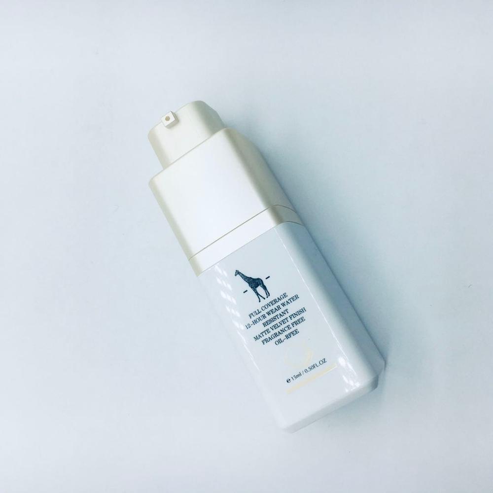 0.7OZ 1OZ 1.7OZ airless pump bottle drunk elephant cosmetic packaging with rotate pump bottle