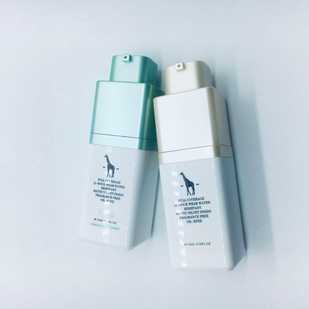 0.7OZ 1OZ 1.7OZ airless pump bottle drunk elephant cosmetic packaging with rotate pump bottle