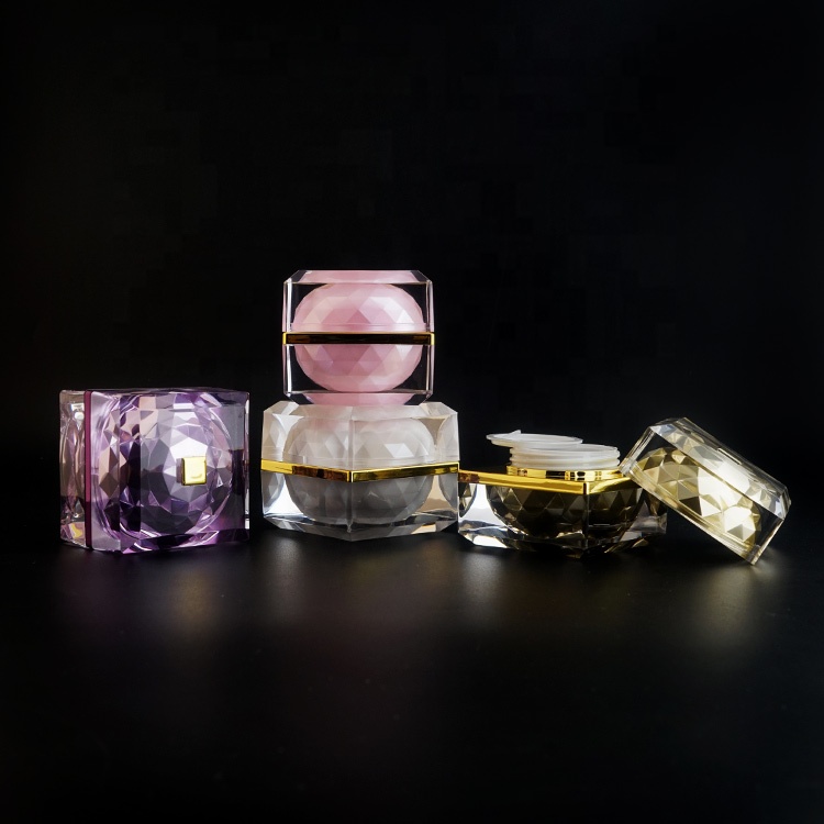 1.06 OZ Acrylic Cosmetic Plastic Jar For Skin Care Cream