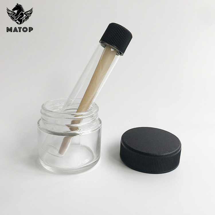1 2 3 4 8 16 fl oz weed big mouth plastic screwtop cap container herb glass storage jar