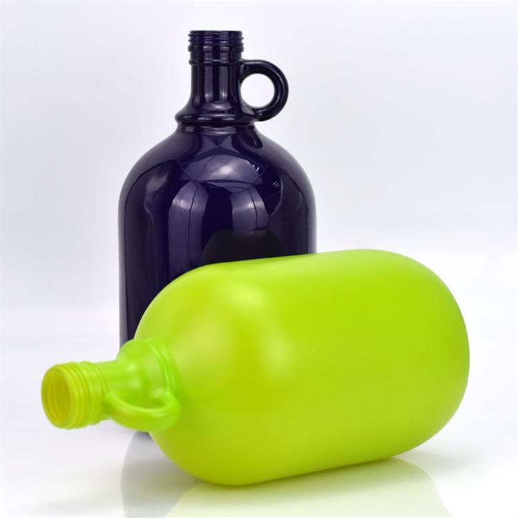 1/2 Gallon spray color Glass Jug Beverage Dispenser 64oz Beer Growler With Screw Cap for Home Brewing