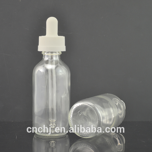 1/2 OZ 1 OZ 2 OZ 4 OZ boston glass dropper bottle with pressure screw cap for essential oil