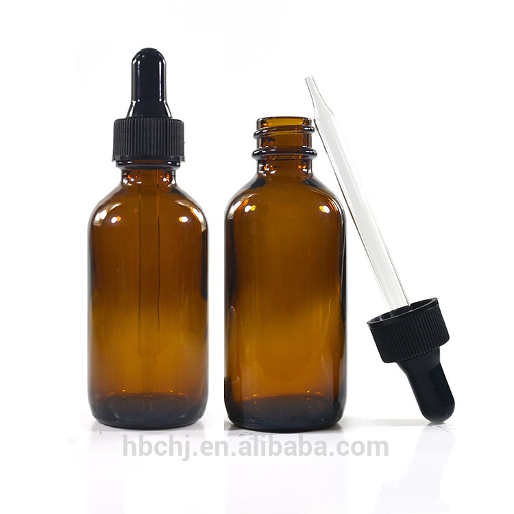 1/2oz 1 oz 2 oz 4 oz Amber Boston Round Glass dropper Bottle 15ml 30ml 60ml 120ml for eliquid