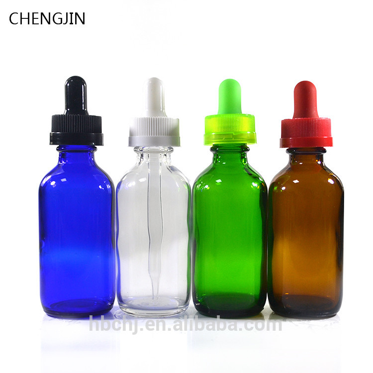 1/2oz 1 oz 2 oz 4 oz Amber Boston Round Glass dropper Bottle 15ml 30ml 60ml 120ml for eliquid