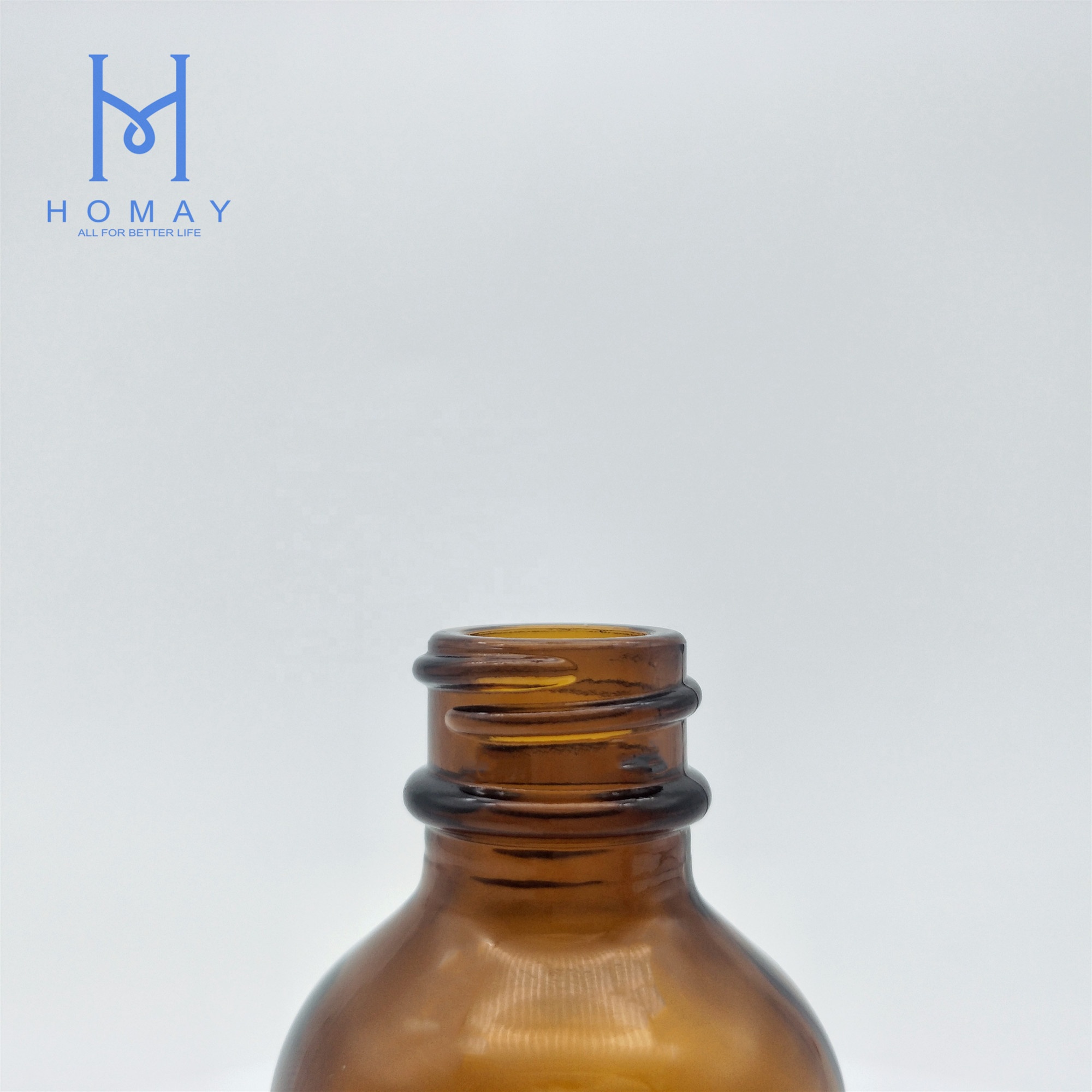 1/2oz-16oz Amber glass bottle boston round