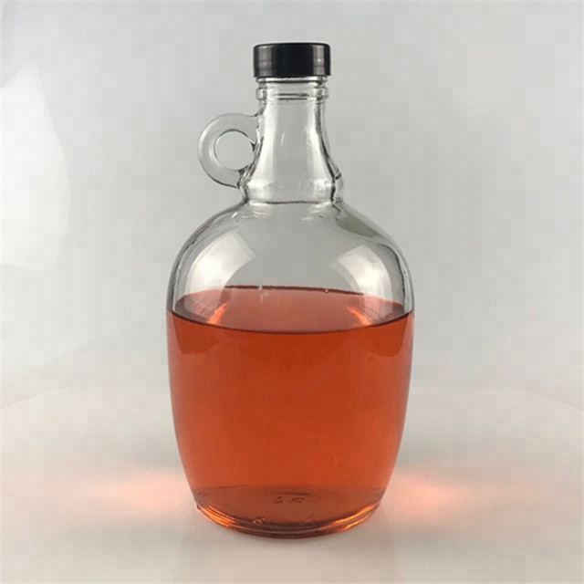 1.5L clear glass beer growler empty wine Growler Bottle