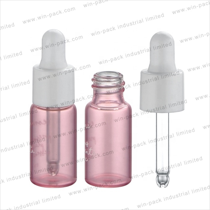 1.5ml 2ml 3ml 5ml 6ml cosmetic clear vials glass small eye dropper bottle serum bottles