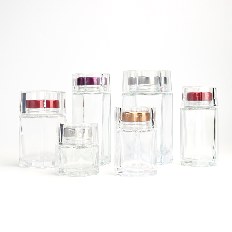 1.6oz 3oz 4oz 5oz 6oz 9oz 12oz 17oz 25oz Hexagon Shaped Hermetic Glass Jar With Metal Lid
