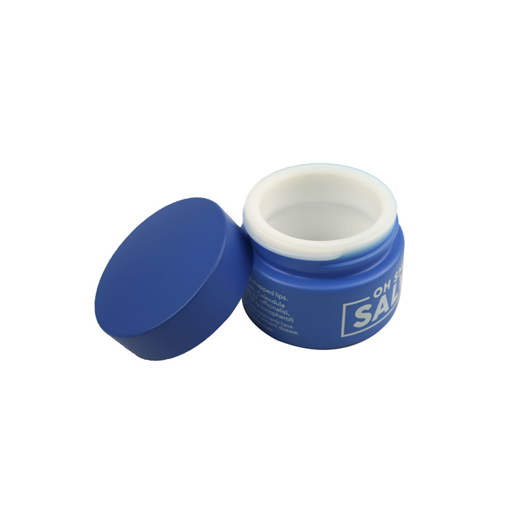 1.7oz 2.1oz Skin care cream clay mask jar metallic pink lid 50g 60g 100g frosted glass cosmetic jar container