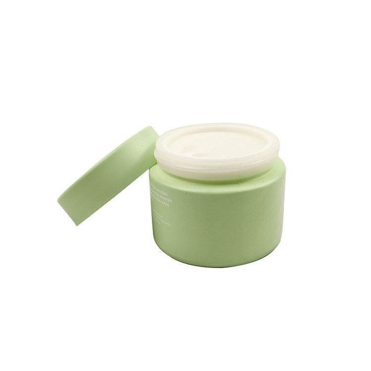 1.7oz 2.1oz Skin care cream clay mask jar metallic pink lid 50g 60g 100g frosted glass cosmetic jar container