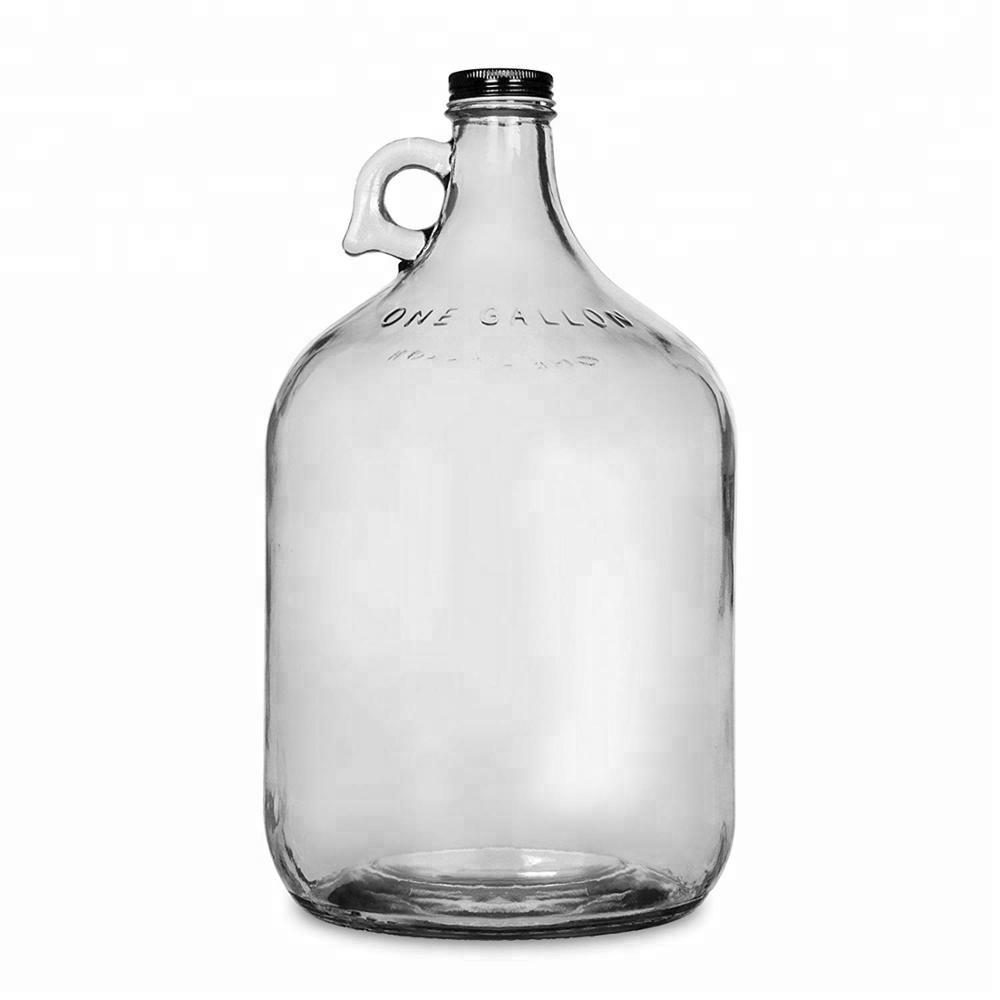 1 Gallon Round Glass Carboy with Handle for Brewing Beer