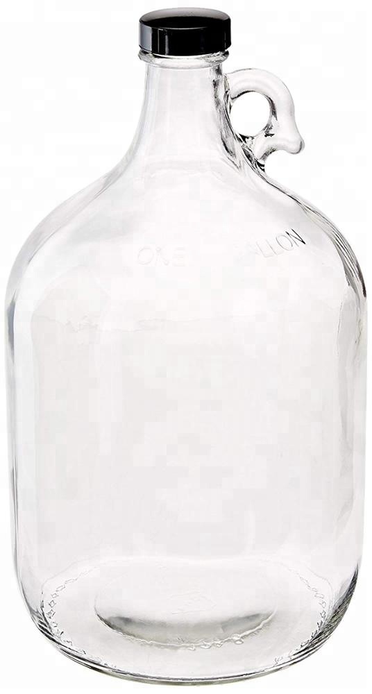 1 Gallon Round Glass Carboy with Handle for Brewing Beer