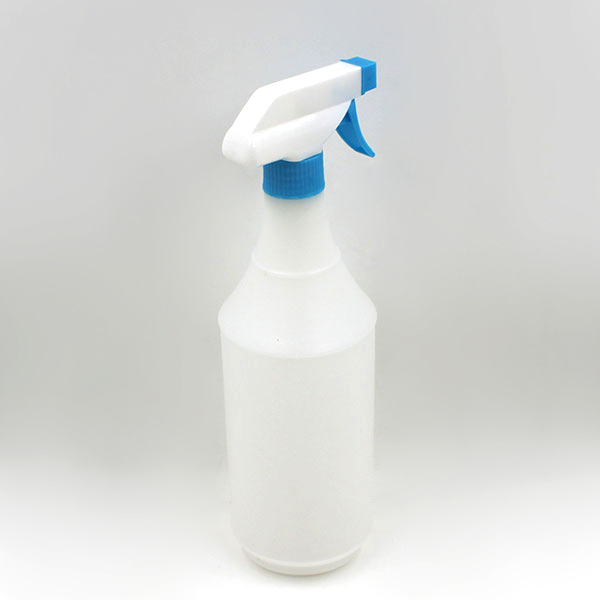 1 Liter 1l 1000ml 32oz Round Hdpe Chemical Cleaner Trigger Spray Plastic Bottle