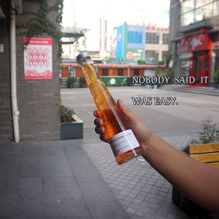 1 Liter Clear Screw Top 350Ml Glass Bottle For Beverage For Juice And Milk
