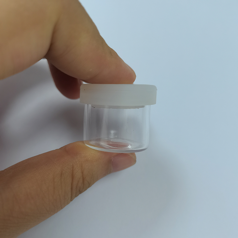 1 Oz Glass Jar Factory Direct Supply Custom Logo Printing Clear 5ml Storage Glass Jars