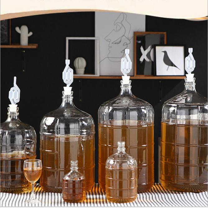 1 gallon 3 gallon 5 gallon glass carboy bottle for water and wine