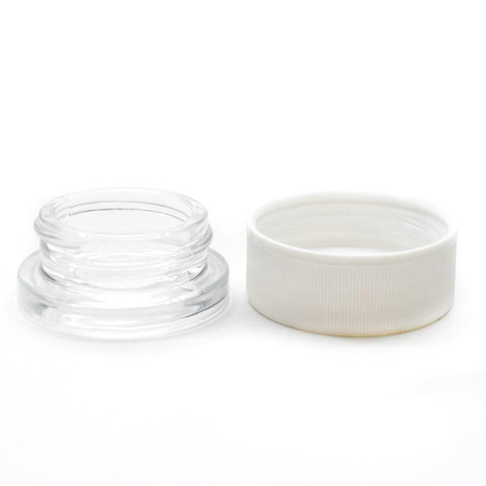 1 gram jar for concentrates with plastic child proof lid
