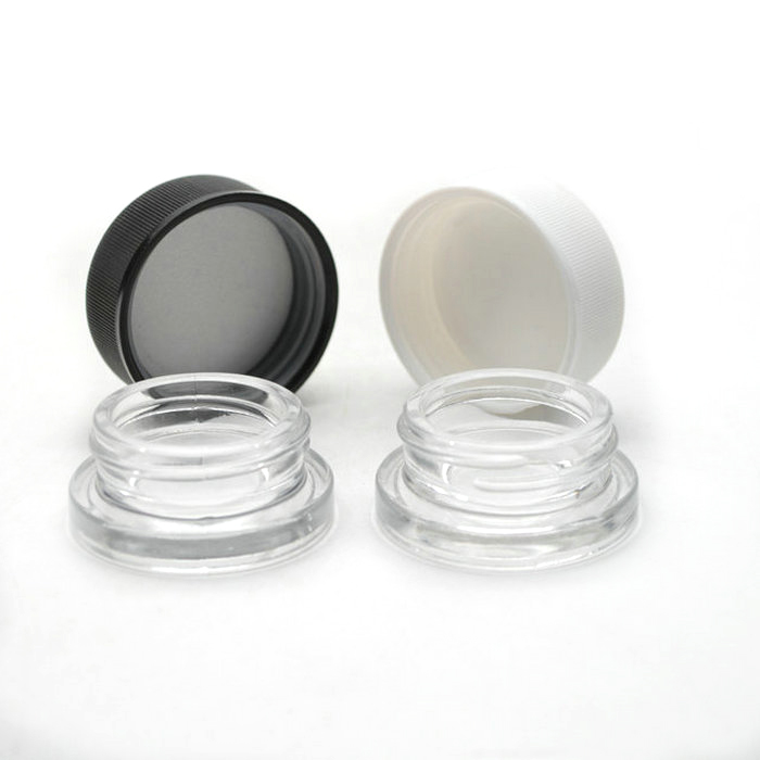 1 gram jar for concentrates with plastic child proof lid