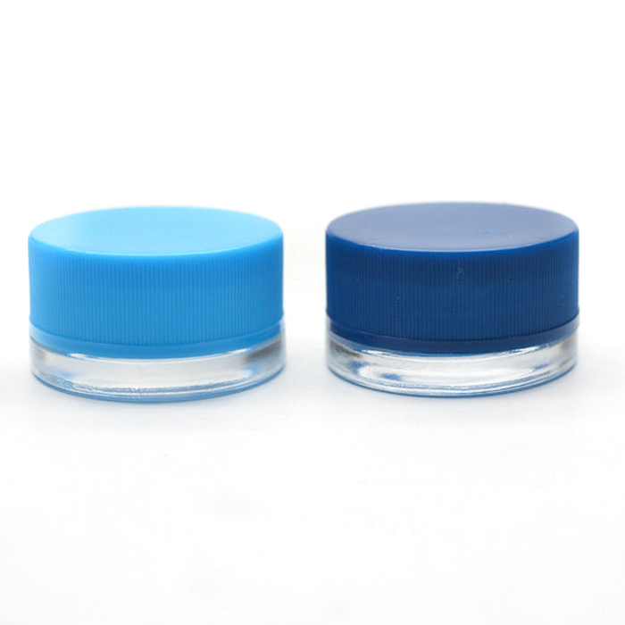 1 gram jar for concentrates with plastic child proof lid