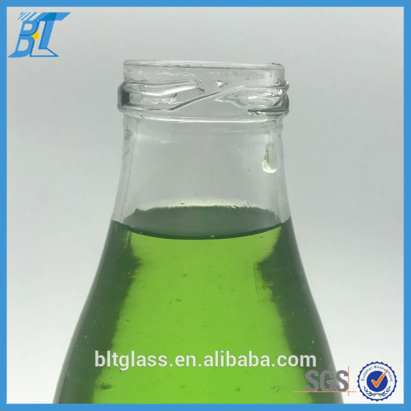1 litre glass bottle glass milk bottle with lid