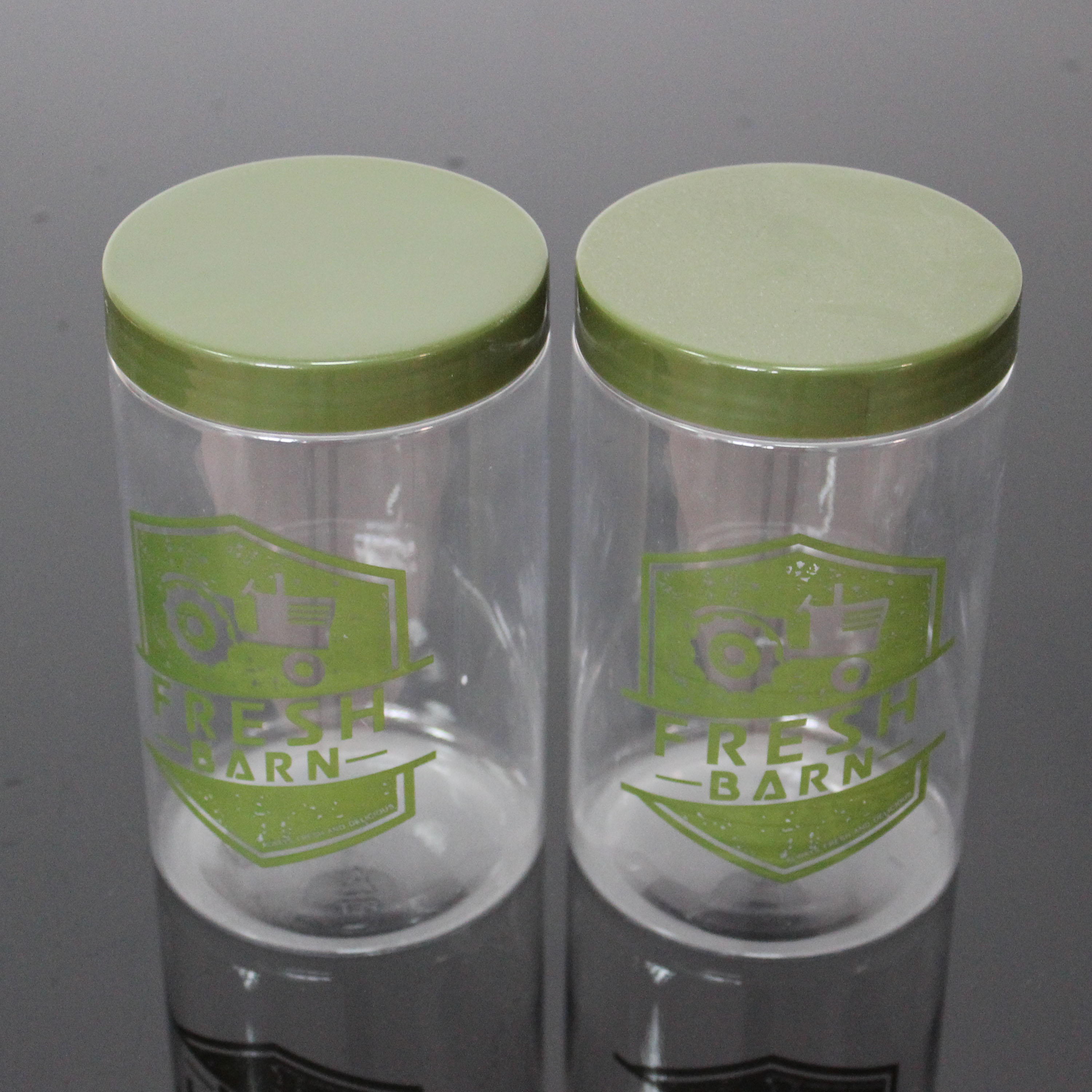 1 litre large custom plastic jars