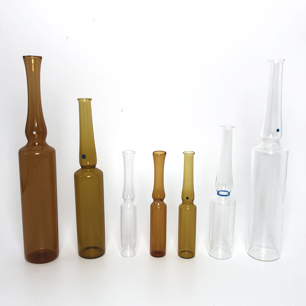 1 ml 2ml 5ml 10ml empty low borosilicate steroid vitamin glass ampoule types B and vials