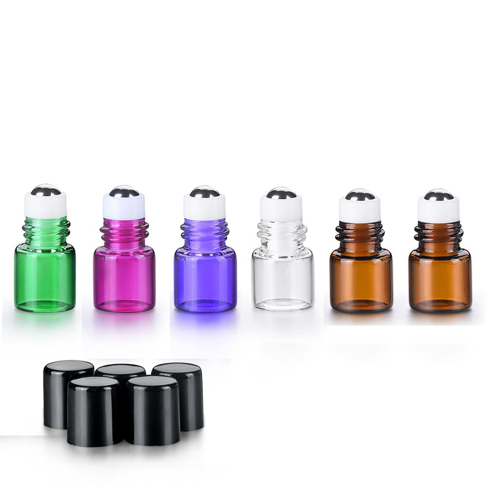 1 ml essential oil bottle new design mini 1ml 2ml 3ml 4ml roll on roller bottle for Essential Oil perfume