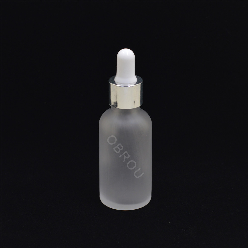 1 ounce 30 ml e liquid glass dripper bottle 30ml black frosted glass dropper bottle 30ml white Essence oil bottle