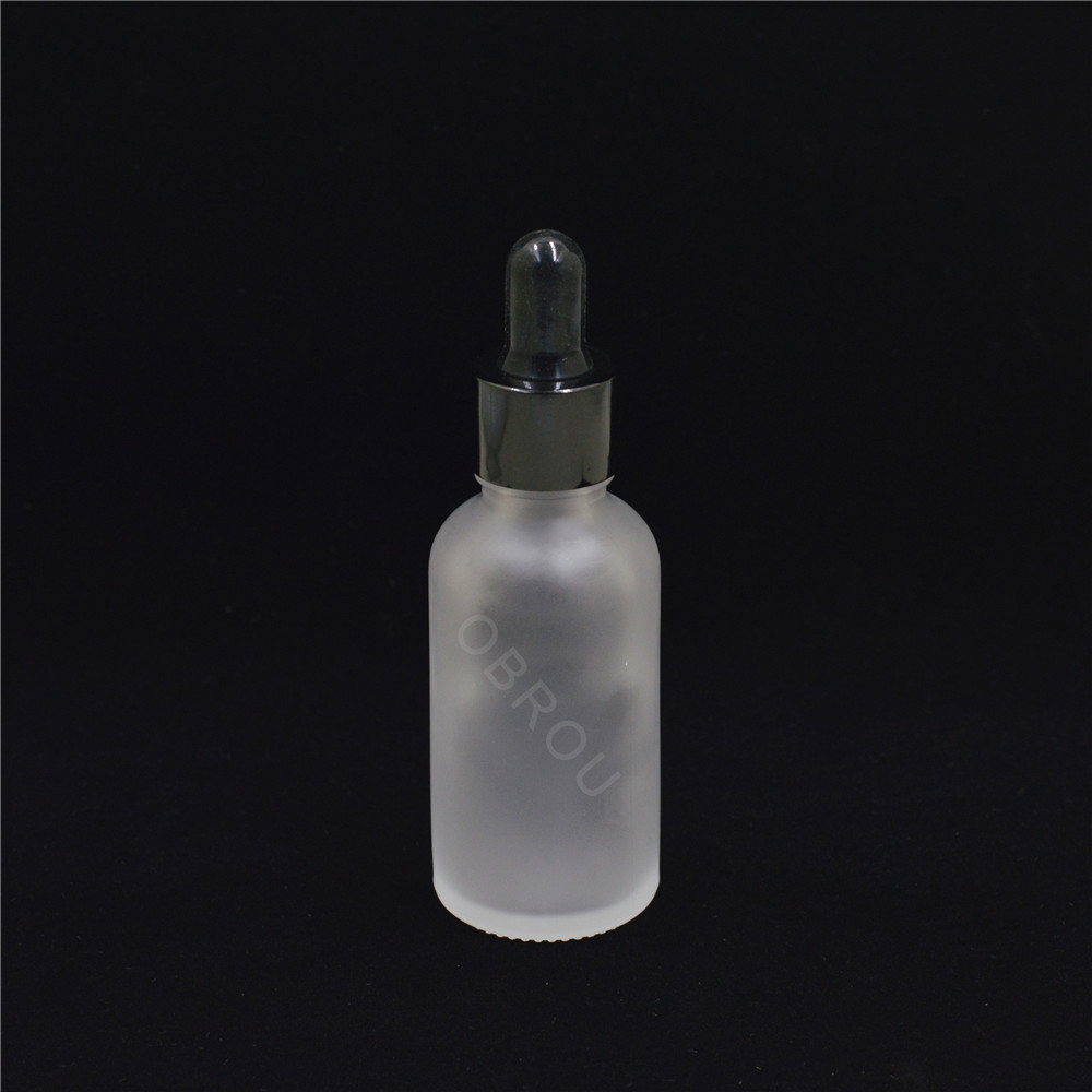 1 ounce 30 ml e liquid glass dripper bottle 30ml black frosted glass dropper bottle 30ml white Essence oil bottle