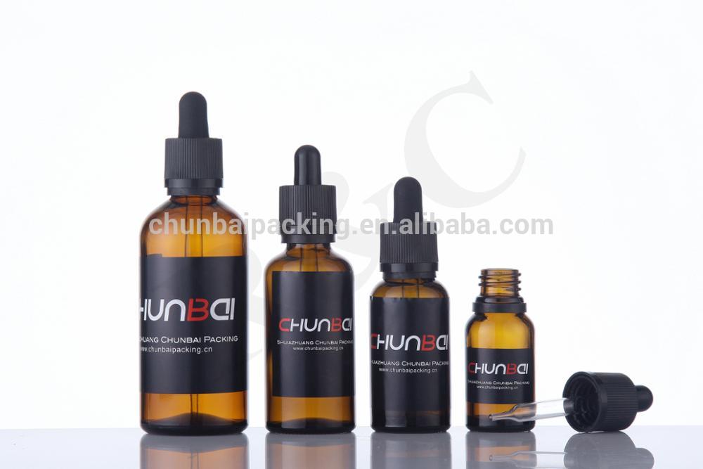 1 ounce 30 ml e liquid glass dripper bottle 30ml black frosted glass dropper bottle