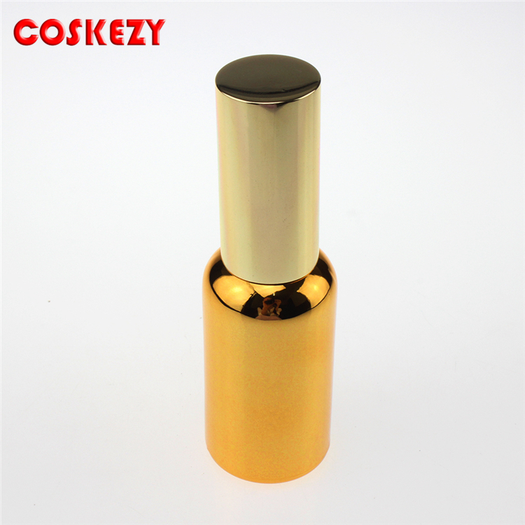 1 ounce unique fine mist glass spray bottle,30ml empty glass spray paint golden, wholesale 30 ml perfume atomizer bottle