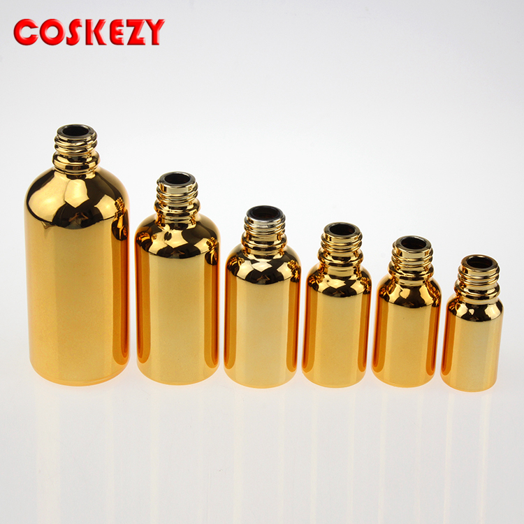 1 ounce unique fine mist glass spray bottle,30ml empty glass spray paint golden, wholesale 30 ml perfume atomizer bottle