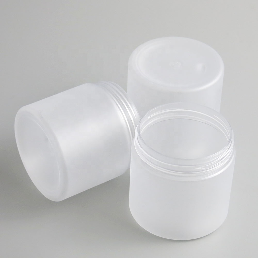 1 oz 2 oz 4 oz 5 oz 8 oz 12 oz 16 oz food grade plastic pet frosted cosmetic jar for body scrub