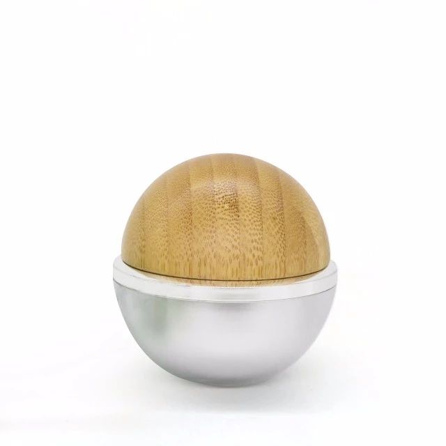 1 oz 2 oz 4 oz 8 oz 10 oz glass bamboo wooden lid container storage jars for flower herb